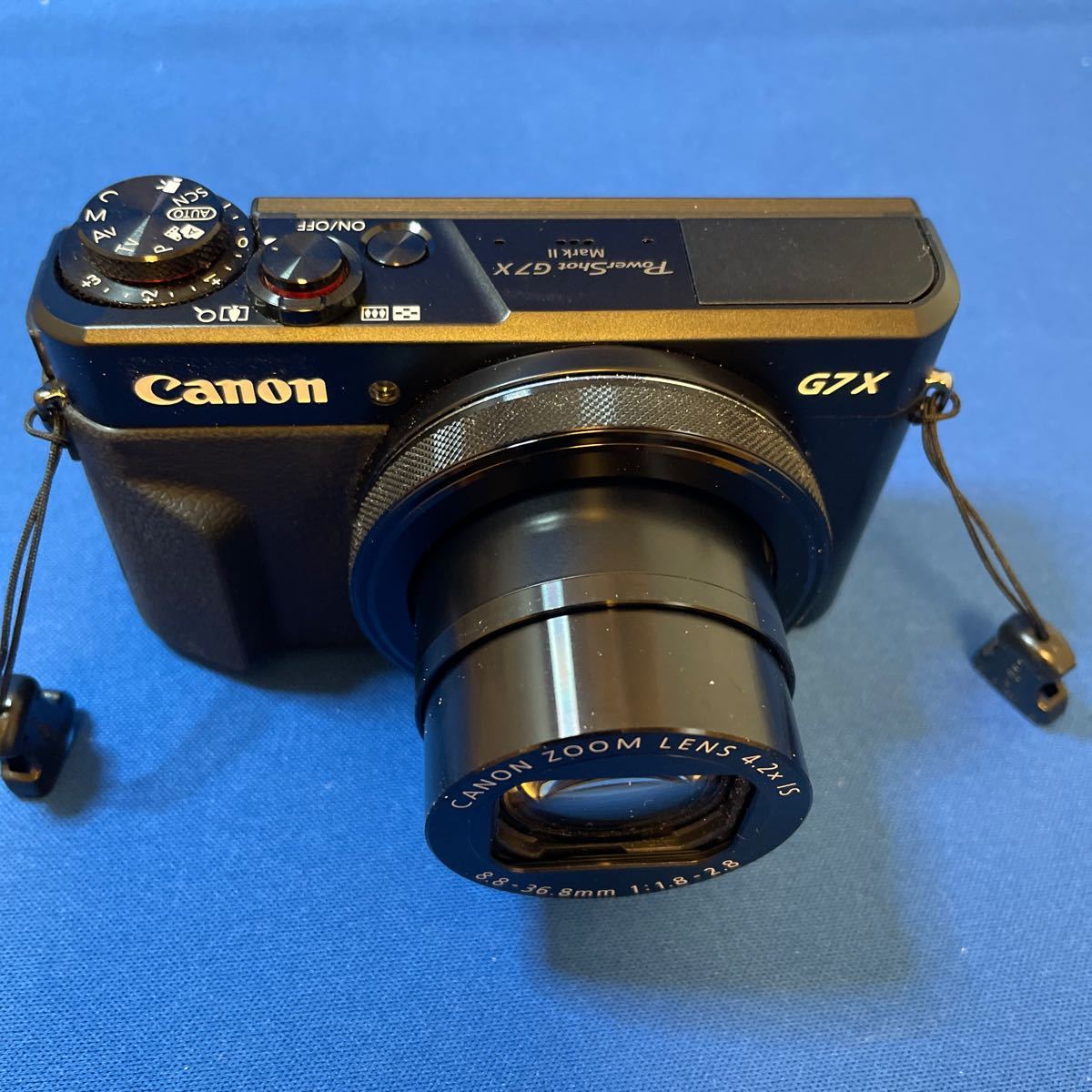 Canon PowerShot G7X Mark II(中古美品)シリコンケース、本革 