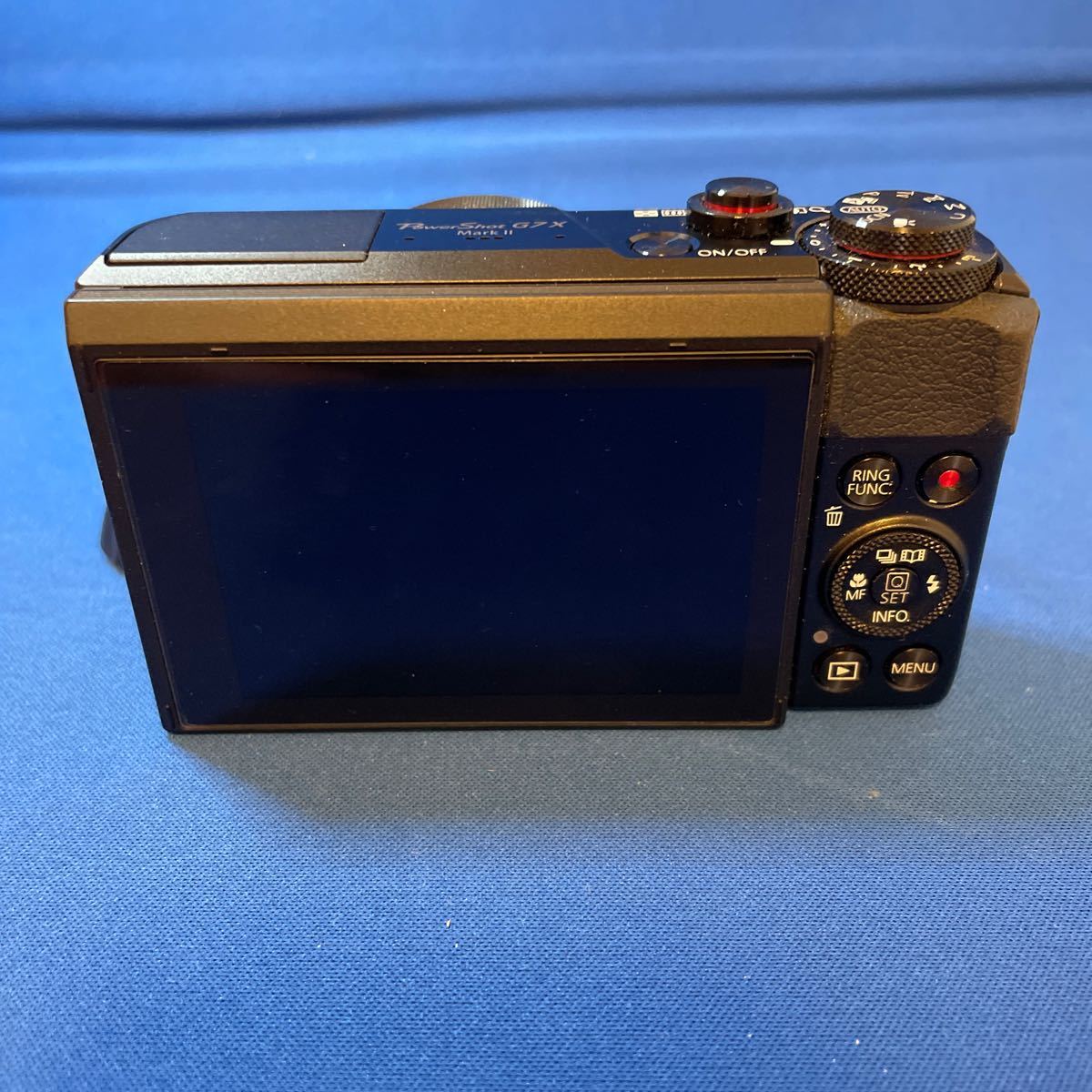 Canon PowerShot G7X Mark II(中古美品)シリコンケース、本革 