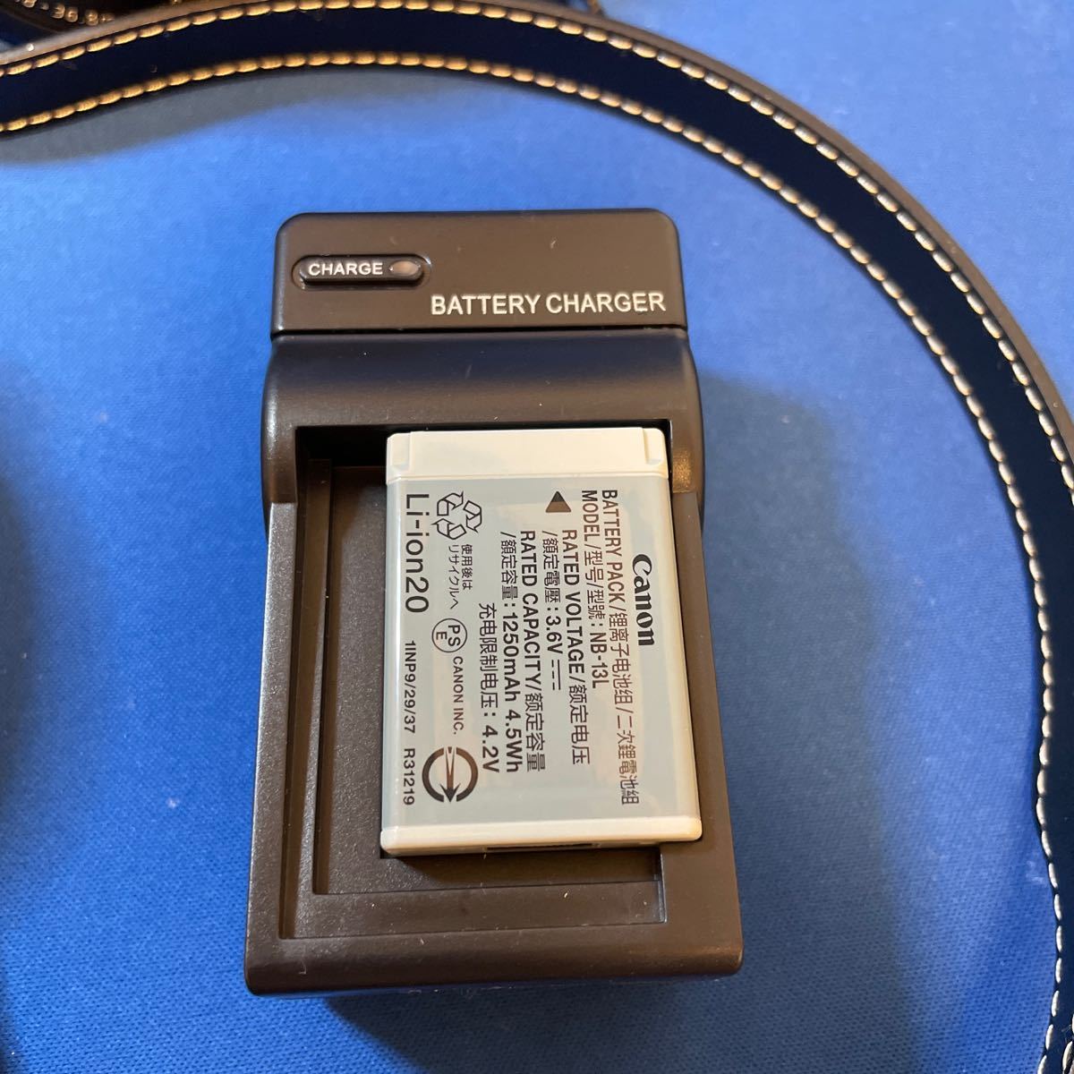 Canon PowerShot G7X Mark II(中古美品)シリコンケース、本革 
