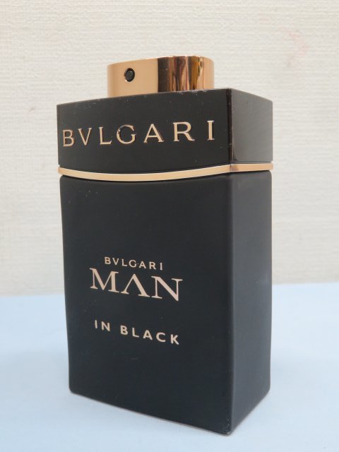 100ml/残量8割★BVLGARI MAN IN BLACK オードパルファム スプレー ブルガリ マン イン ブラック USED 89021★！！