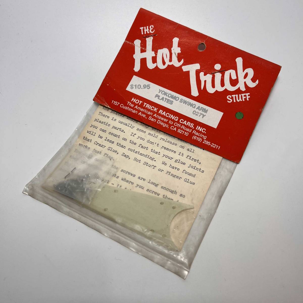 Hot Trick Stuff ホットトリック 027Y スイングアームプレート ヨコモ