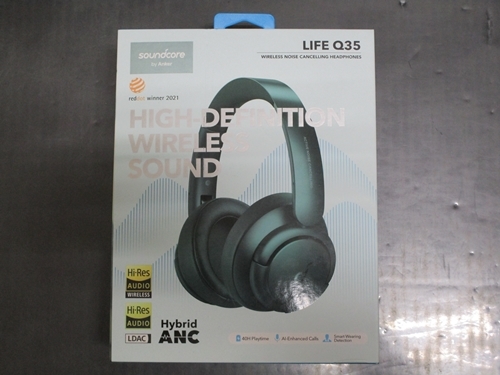 【簡易動作確認済】Anker Soundcore LIFE Q35 ワイヤレスヘッドフォン ネイビー