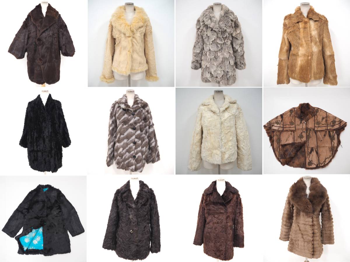 特別価格】極美品【ラビット リアルファ―】毛皮/ファーコート 美品 