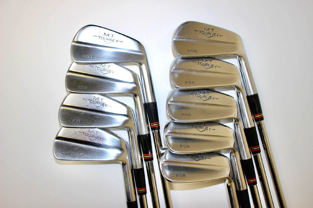 【1円スタート】19H3246　MacGregor　マグレガー　MT TOURNEY R58 アイアン2，3，4，5，6，7，8，9，P 9本セット　FLEX X100U