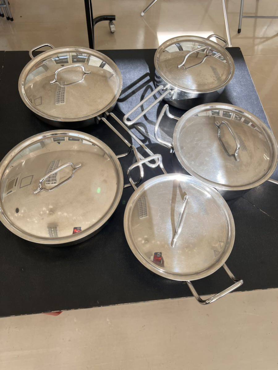 ジオ　プロダクト　GEO　フライパン　宮崎製作所　USED 5個セット