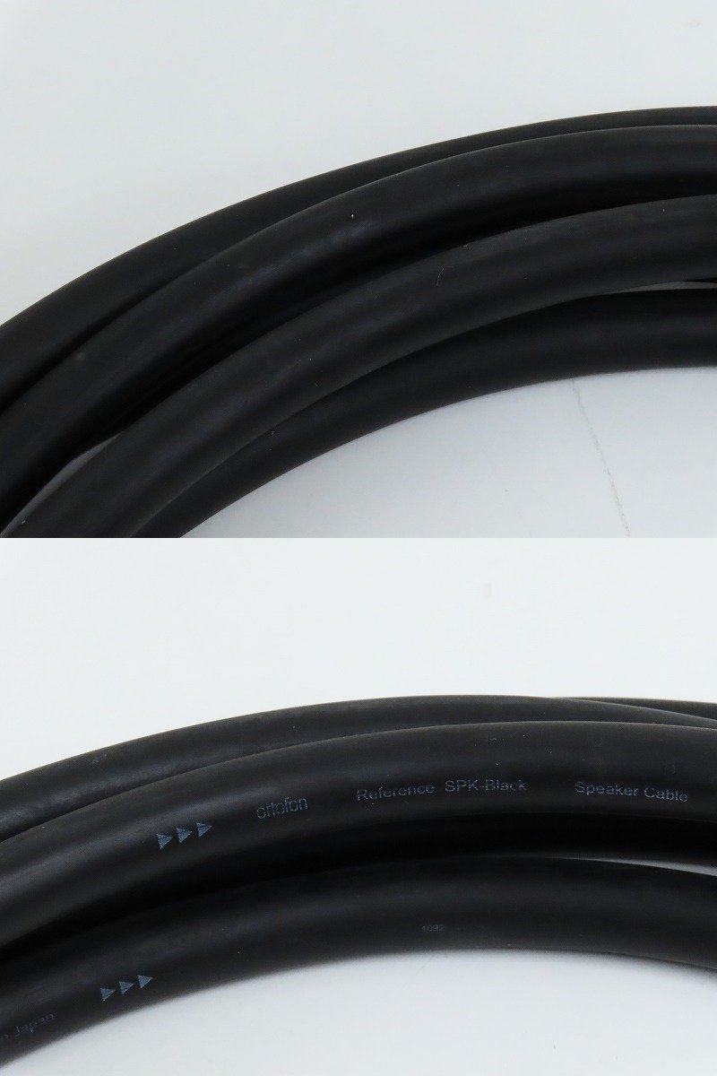 □□ortofon Reference SPK-Black スピーカーケーブル 3ペア6本 2.9m