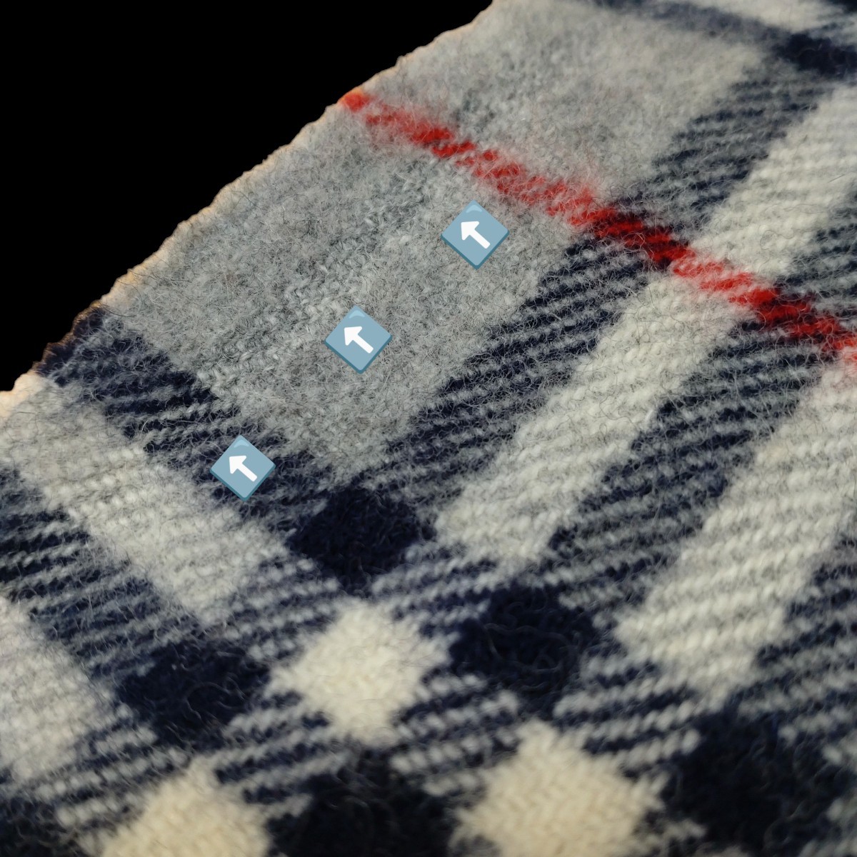 BURBERRY バーバリー ひざ掛け 西川産業 日本製 65㎝×120㎝ ウール100