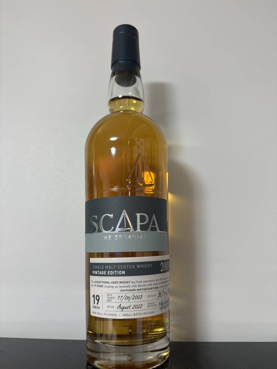 スキャパ 2003 19年 Exclusive to The Whisky Exchange 56.7% 700ml