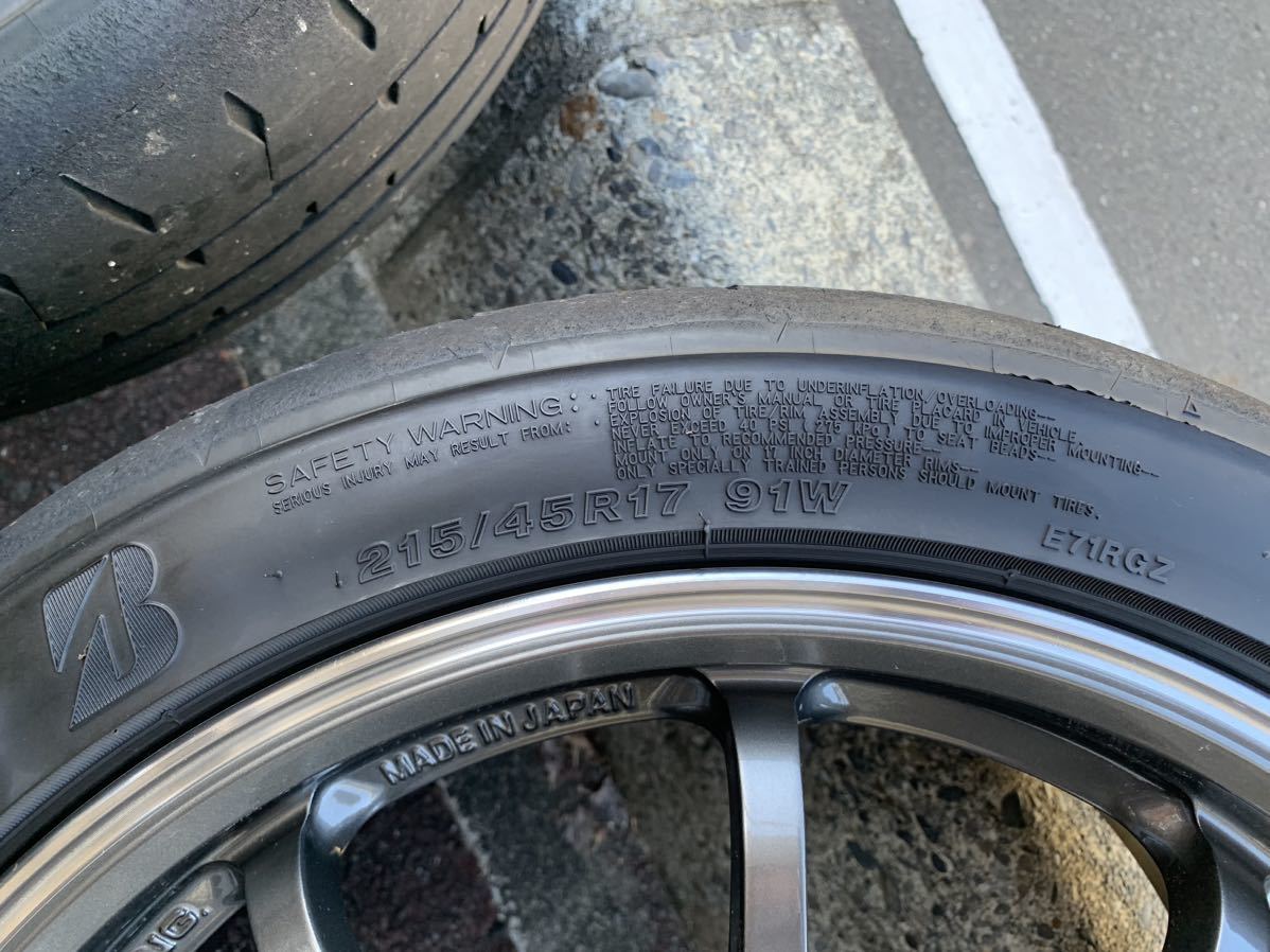BRIDGESTONE ブリヂストン　215/45 R17 RE-71RS ポテンザ_3