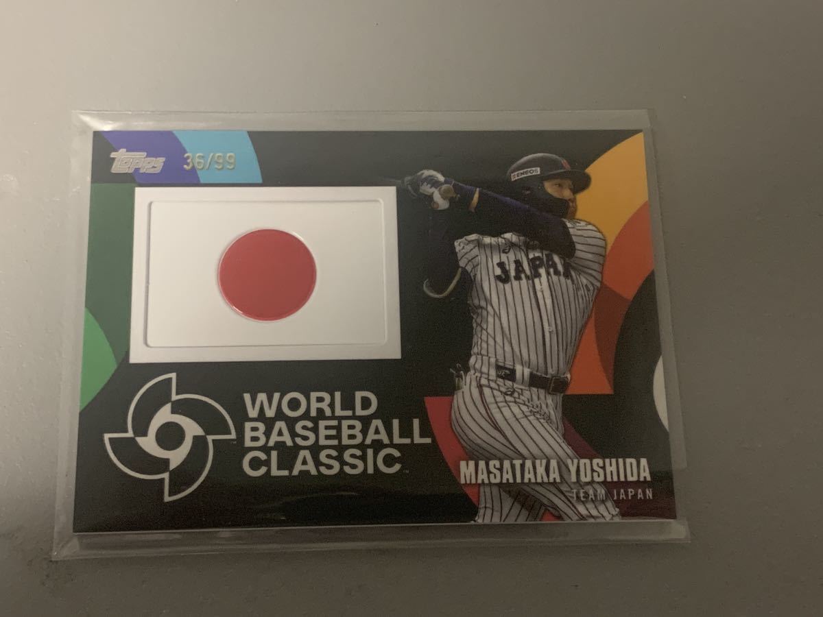 吉田正尚 2023 TOPPS MLB JAPAN EDITION /99 WBC NATIONAL TEAM PATCH 