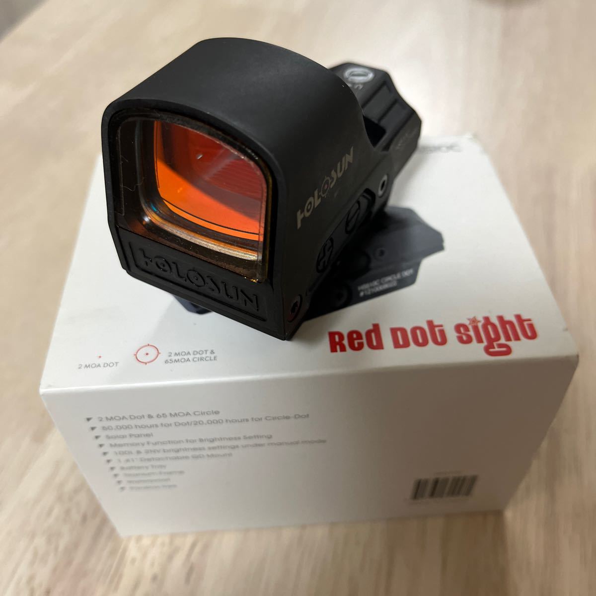 実物 HOLOSUN ホロサン サイト（検索用: Systema システマ PTW トレポン GHK VFC EoTECH ホロサイト GBB）