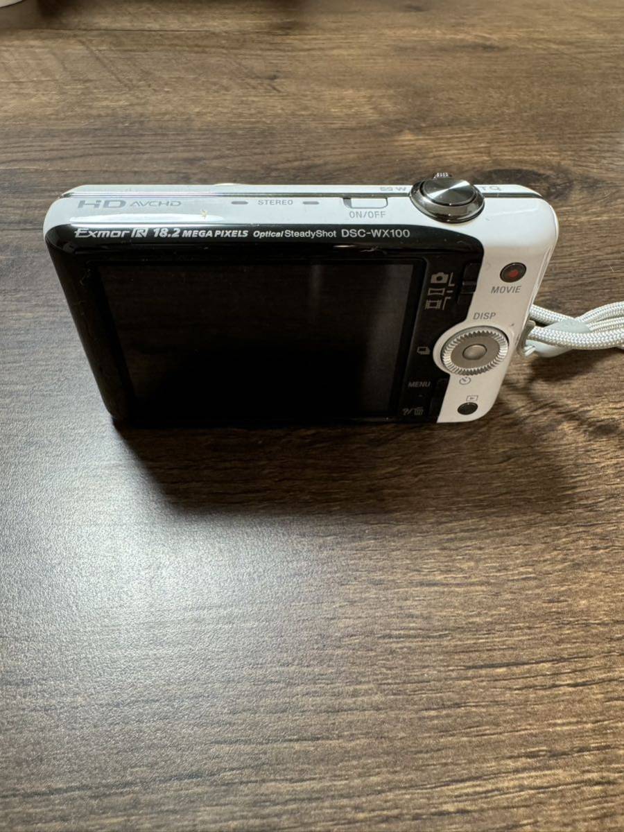 4082 Sony Cyber-shot WX100 ブラック デジカメ 美品 SONY デジタル