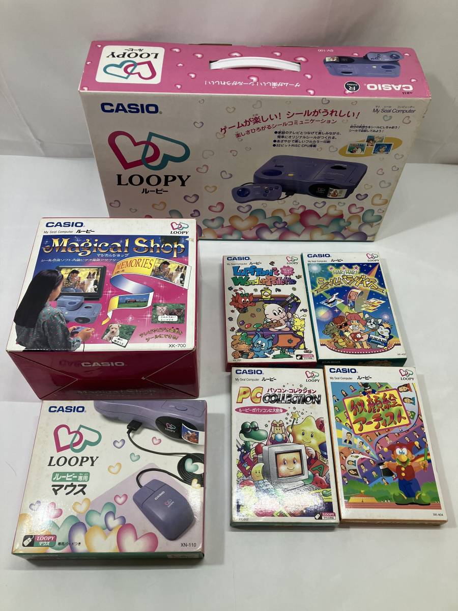 ☆【同梱不可】中古品 欠品有 CASIO カシオ LOOPY ルーピー マイシール 