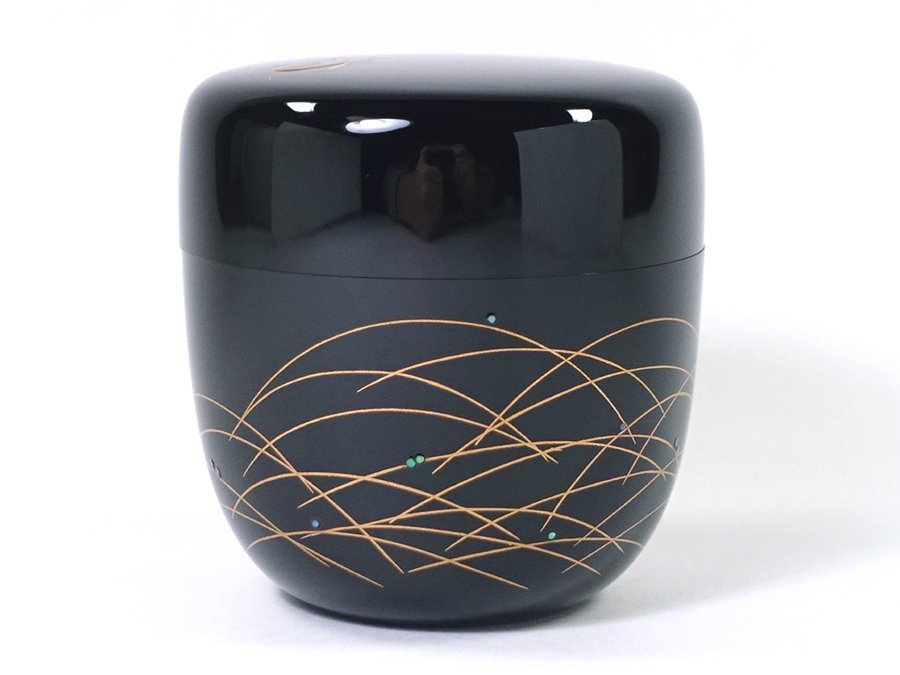 送料無料，セール &nabla;花&nabla;輪島塗博友謹製 輪島塗秋草飛蝗蒔絵棗 共箱付(棗)｜売買されたオークション情報、yahooの商品情報をアーカイブ公開 - オークファン 棗