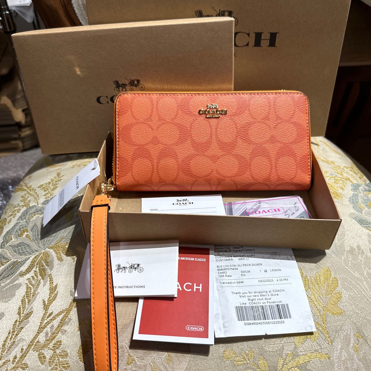 COACH 財布 シグネチャー ストラップ 【公式通販】