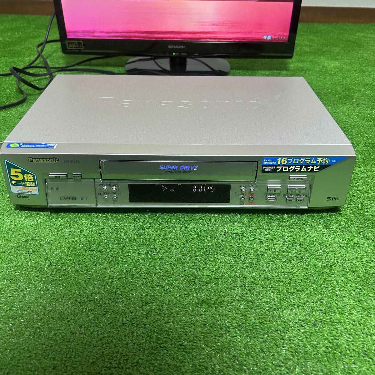 動作品】Panasonic ビデオデッキ NV-HS10 外観清掃済み パナソニック 