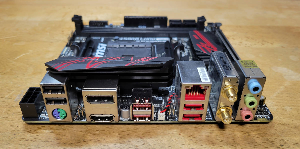 MSI B450I GAMING PLUS AC itx マザーボード AM4 動作品 B450I MSI