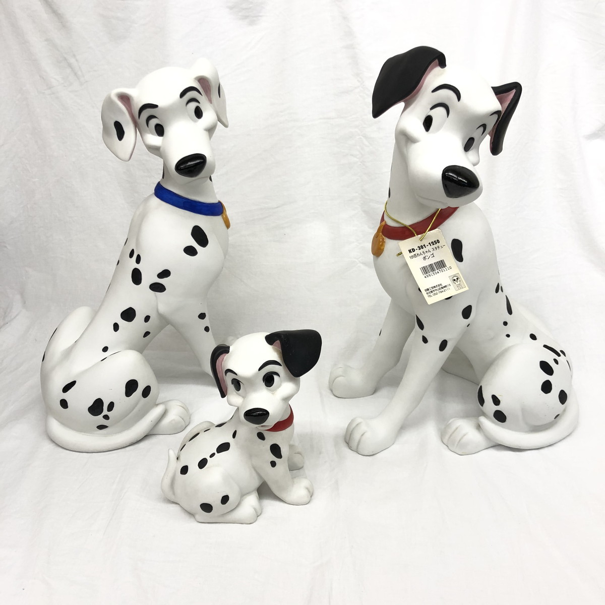 加藤工芸 【希少】 ディズニー 101匹わんちゃん ガーデンスタチュー 3