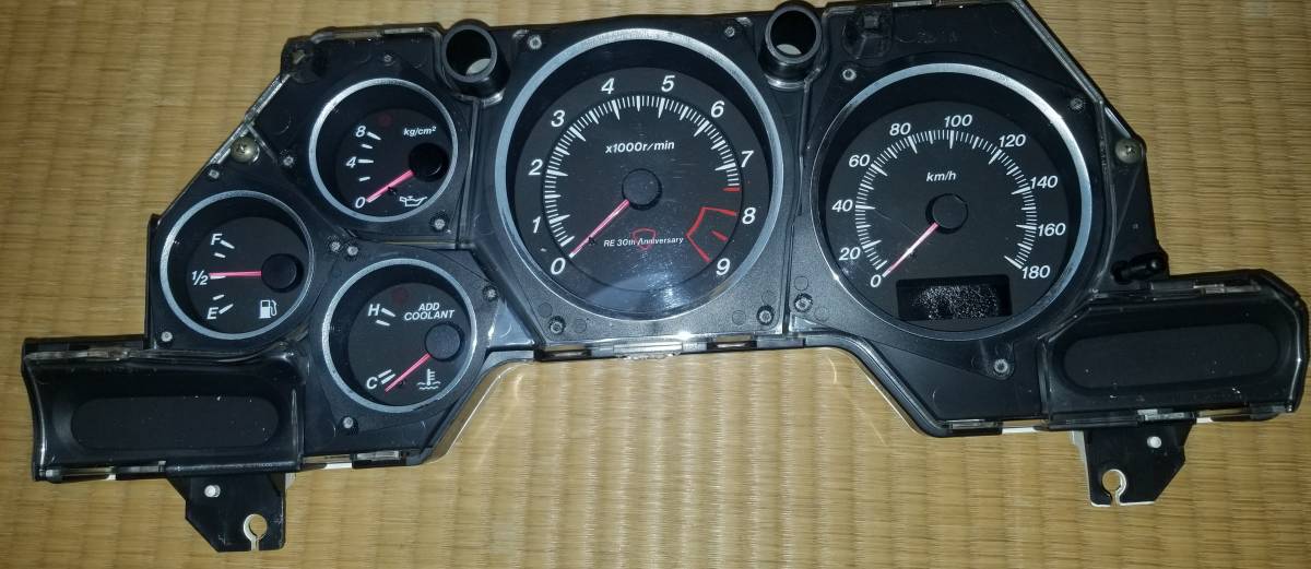 FD3S メーター メーターASSY 30th スピードメーター タコメーター TYPE RS-R ロータリー 13B RX-7 rx7 限定車 専用メーター 限定メーター_1