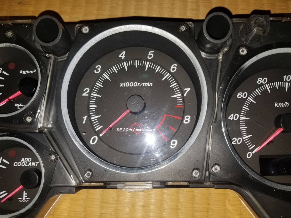 FD3S メーター メーターASSY 30th スピードメーター タコメーター TYPE RS-R ロータリー 13B RX-7 rx7 限定車 専用メーター 限定メーター_3