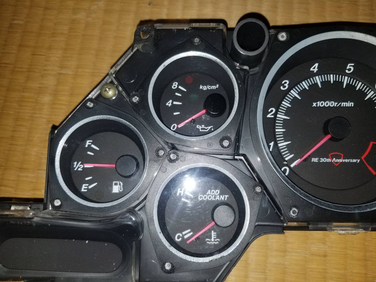 FD3S メーター メーターASSY 30th スピードメーター タコメーター TYPE RS-R ロータリー 13B RX-7 rx7 限定車 専用メーター 限定メーター_4