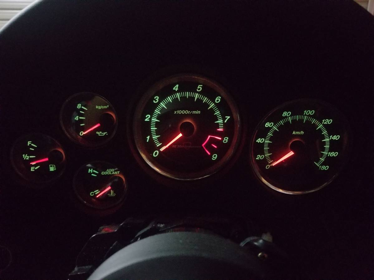FD3S メーター メーターASSY 30th スピードメーター タコメーター TYPE RS-R ロータリー 13B RX-7 rx7 限定車 専用メーター 限定メーター_5