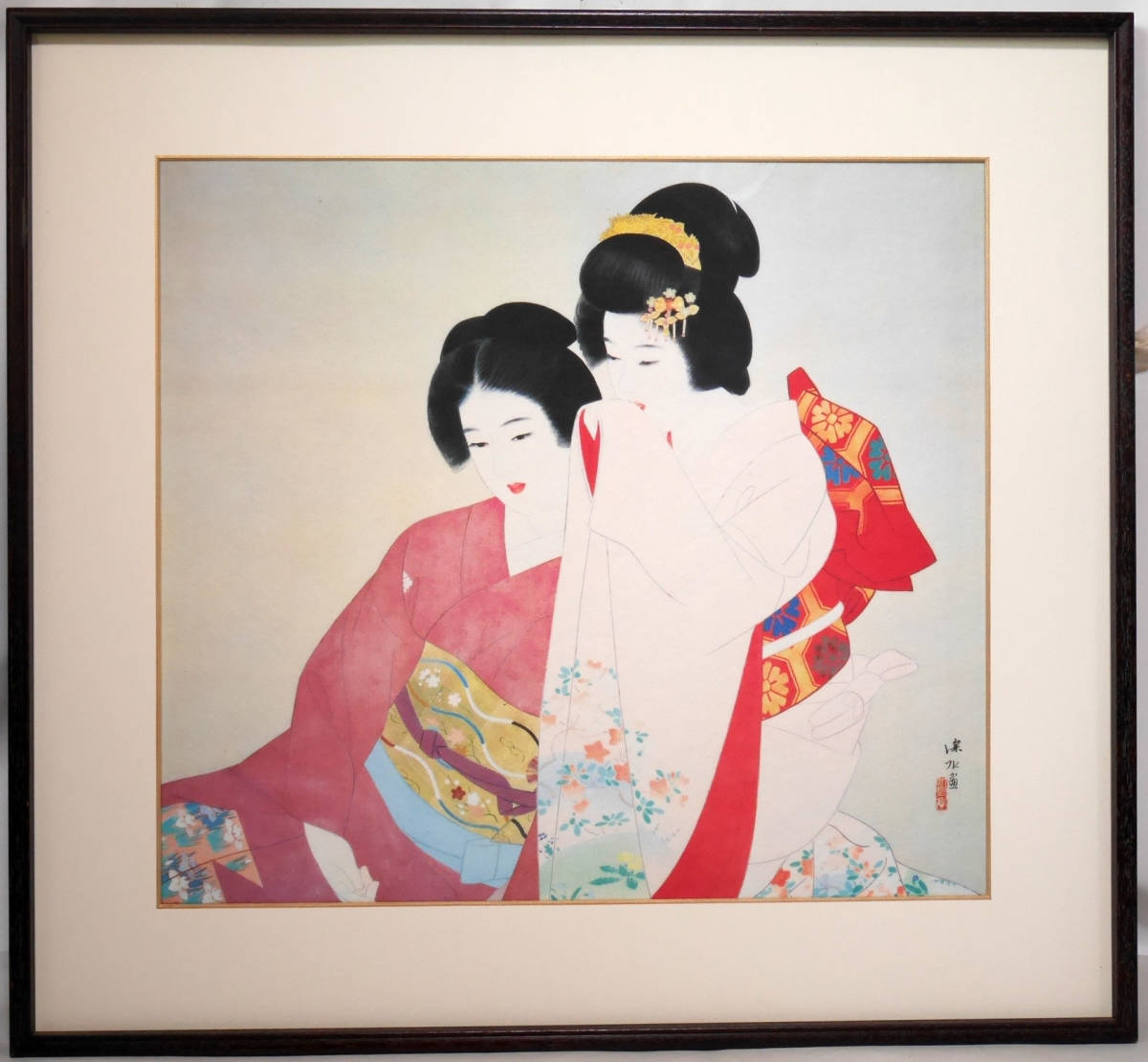 伊東深水 真筆作品 福の神 伊東深水 | 美術作品 | 山田書店美術部