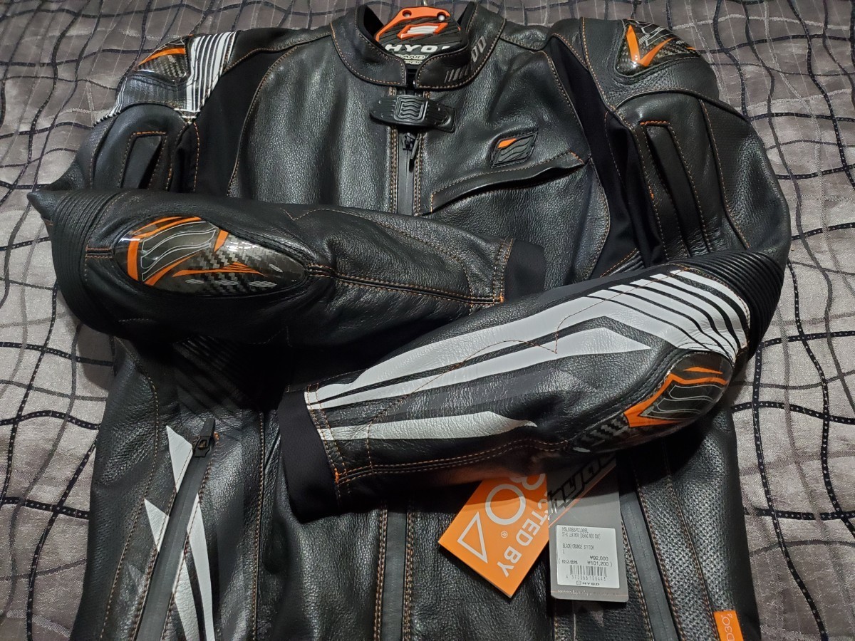 未使用L】2023年 HYOD レーシングレザージャケット Lサイズ HSL606SPD  