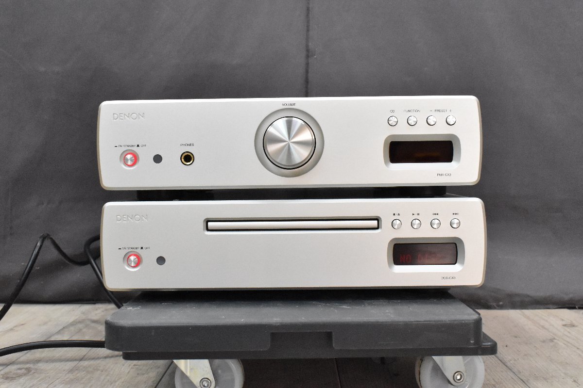◇s5083 中古品 DENON デノン プリメインアンプ PMA-CX3 / CD