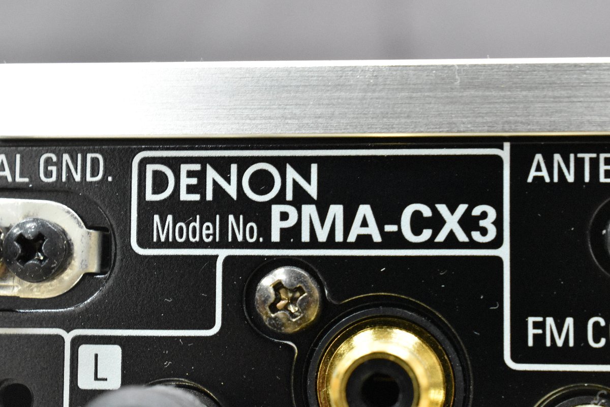 ◇s5083 中古品 DENON デノン プリメインアンプ PMA-CX3 / CD