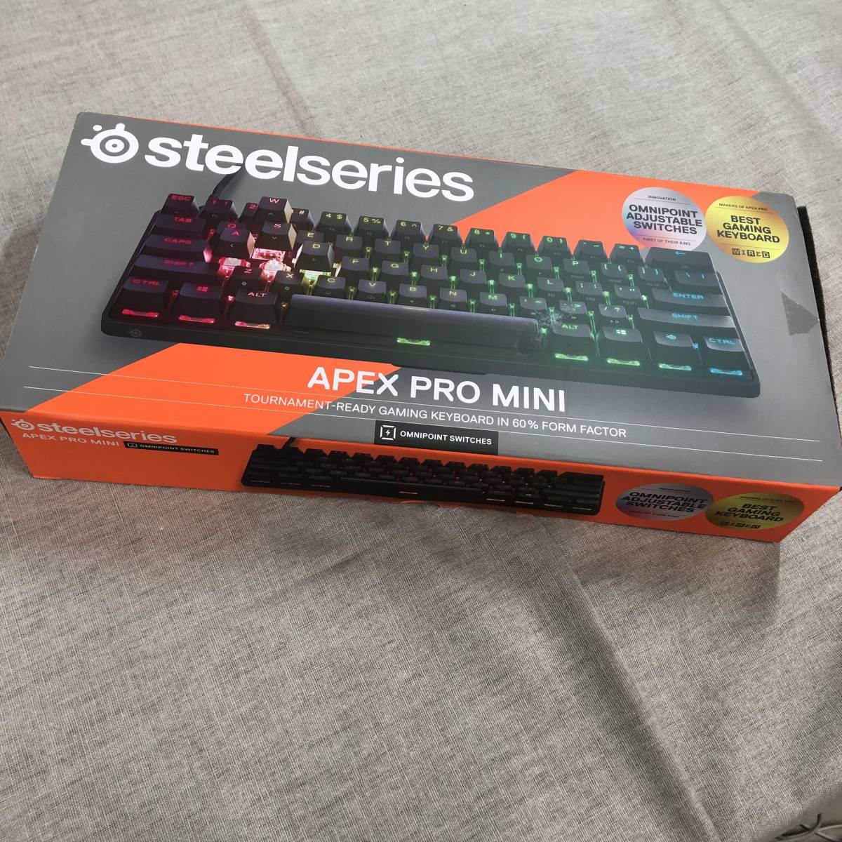 ジャンク品 SteelSeries ラピッドトリガー 搭載 ゲーミングキーボード 