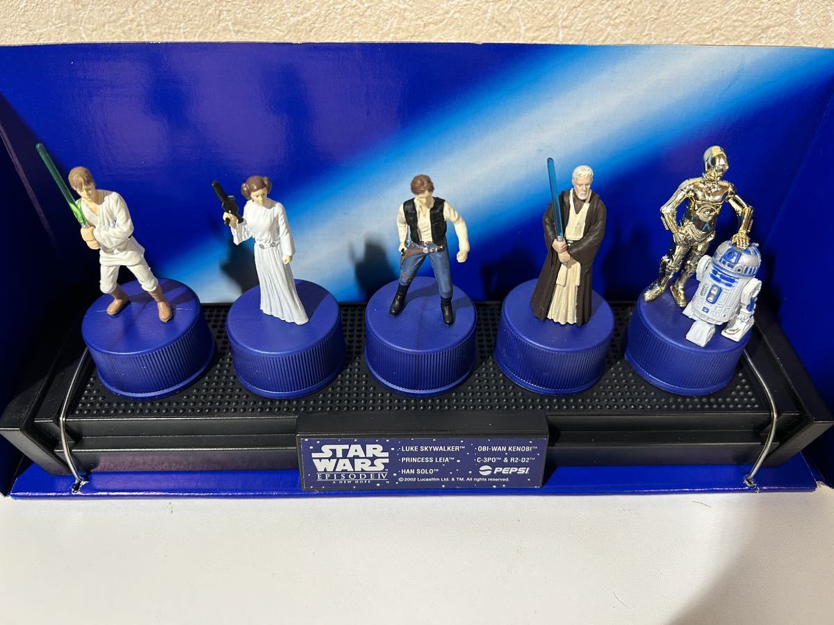 【スターウォーズ STARWARS クラシックボトルキャップセット ペプシセット 1番 8番】フィギュア 5個入り2セット エピソード1 エピソード4_7