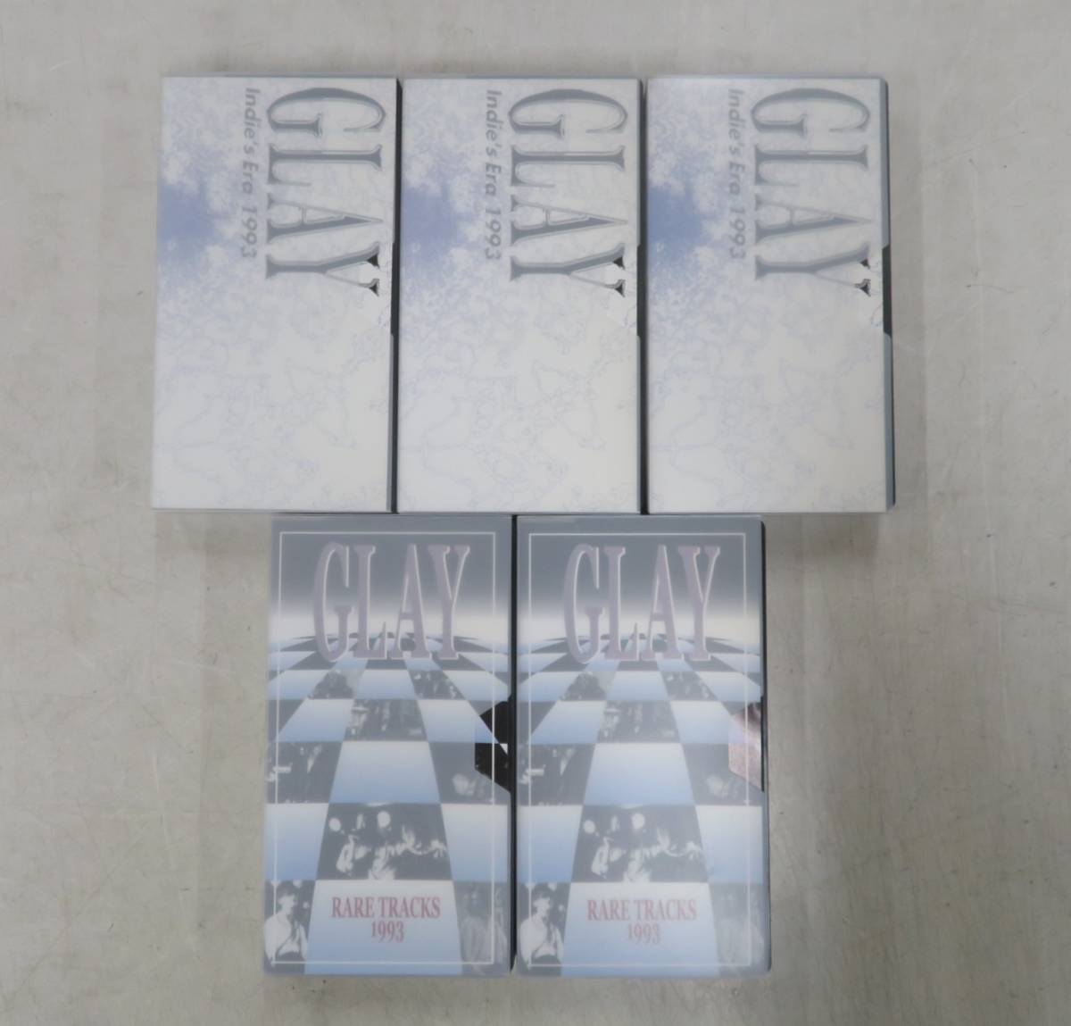 GLAY インディーズVHS&店頭用VHS GLAY インディーズVHS 店頭用VHS&TERU