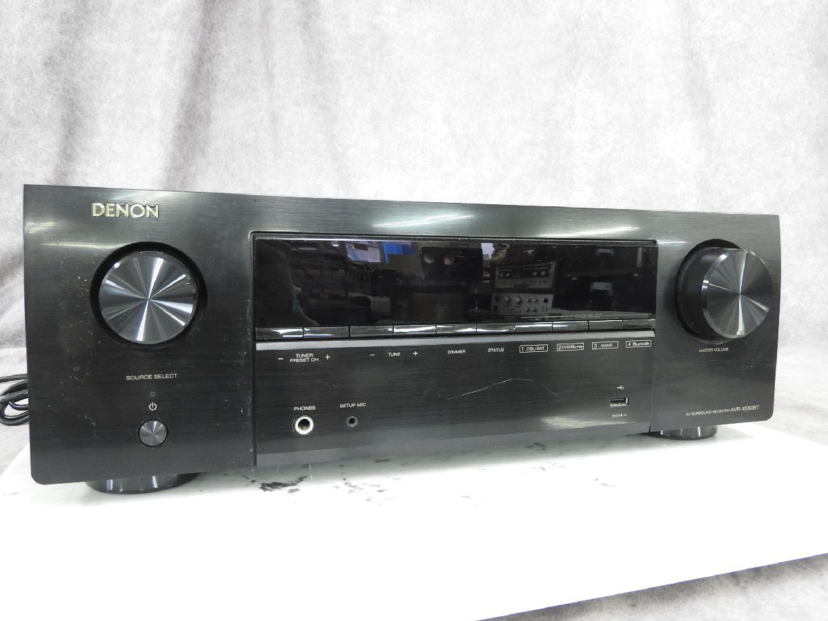 AVR-X550BT | 5.2ch AVサラウンドレシーバー | Denon公式 DENON AV