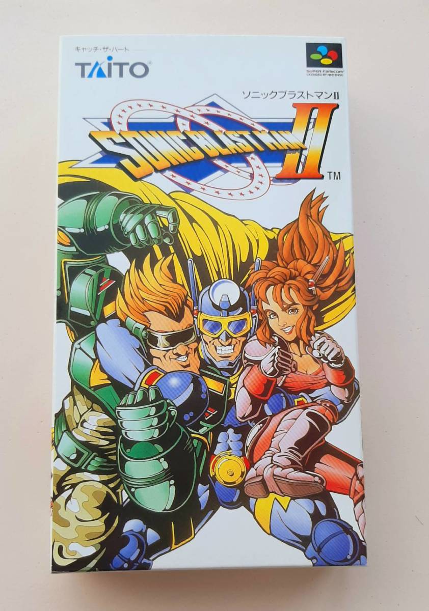 新品未開封 スーパーファミコン タイトー ソニックブラストマンII