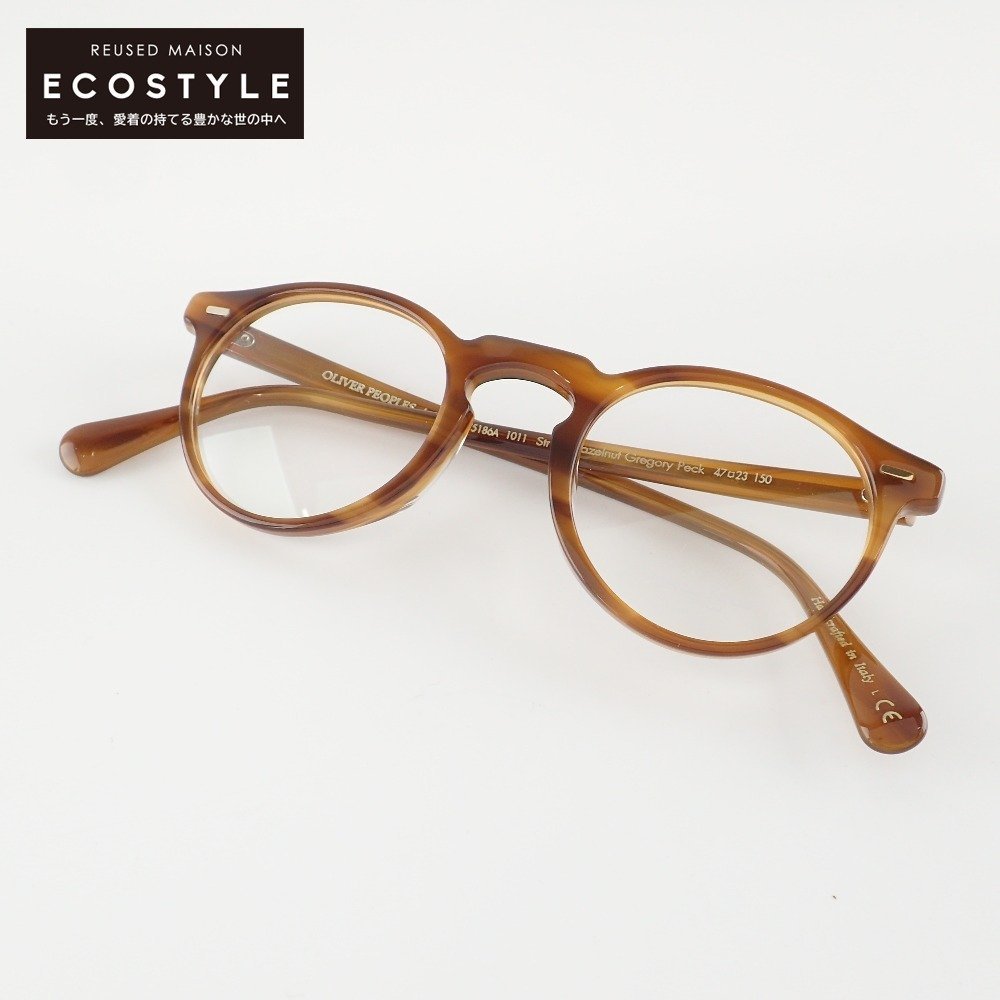 新品同様】OLIVER PEOPLES OV5186A 1011 Striped Hazelnut Gregory  