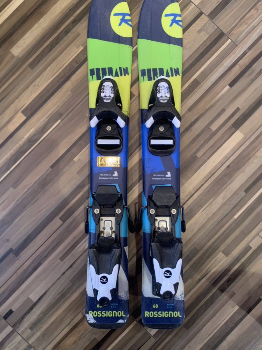 ブランドキッズスキー3点セット1000円売切！ロシニョール68cmストック75cmHEADブーツ17.5cm初めてスキーにいかがでしょうか！_4