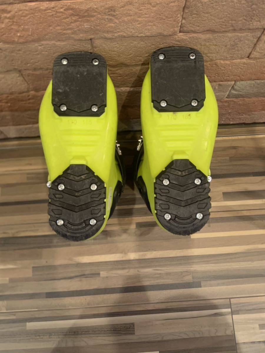 ブランドキッズスキー3点セット1000円売切！ロシニョール68cmストック75cmHEADブーツ17.5cm初めてスキーにいかがでしょうか！_8