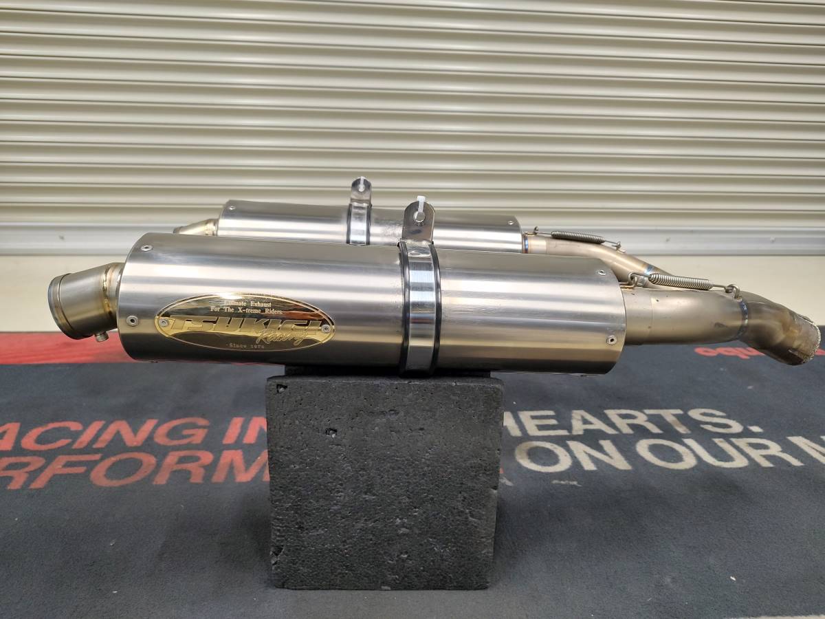 YZF−R1 (04〜06) ツキギ スリップオンフルチタンオーバルマフラー ◇希少絶版◇YZF-R1(04～06）用月木レーシング製 オーバル スリップ