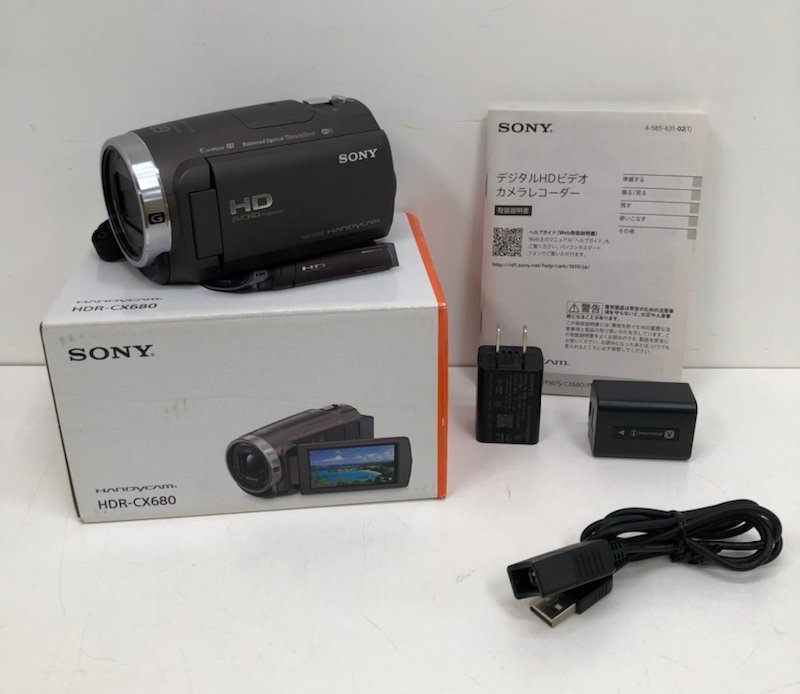 美品 ソニー SONY HDR-CX680 レッド 1420 SONY ソニー デジタルビデオ