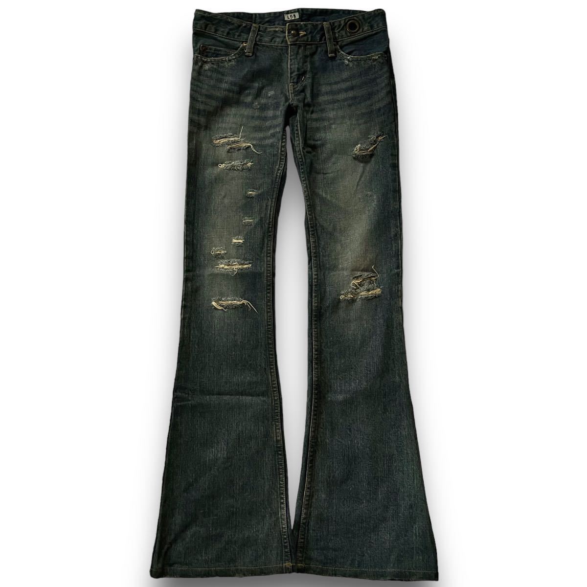 L.G.B. Archive Damaged Flare Jeans ルグランブルー アーカイブ 
