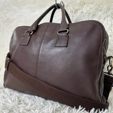 極美品 土屋鞄 2way プロータ 防水ジッパーソフト ブリーフケース 