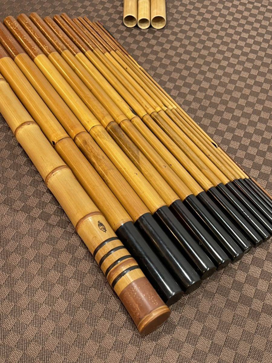 作家 和竿 東作 竹竿 約423cm 15本継 釣具 竿 その79(淡水)｜売買され