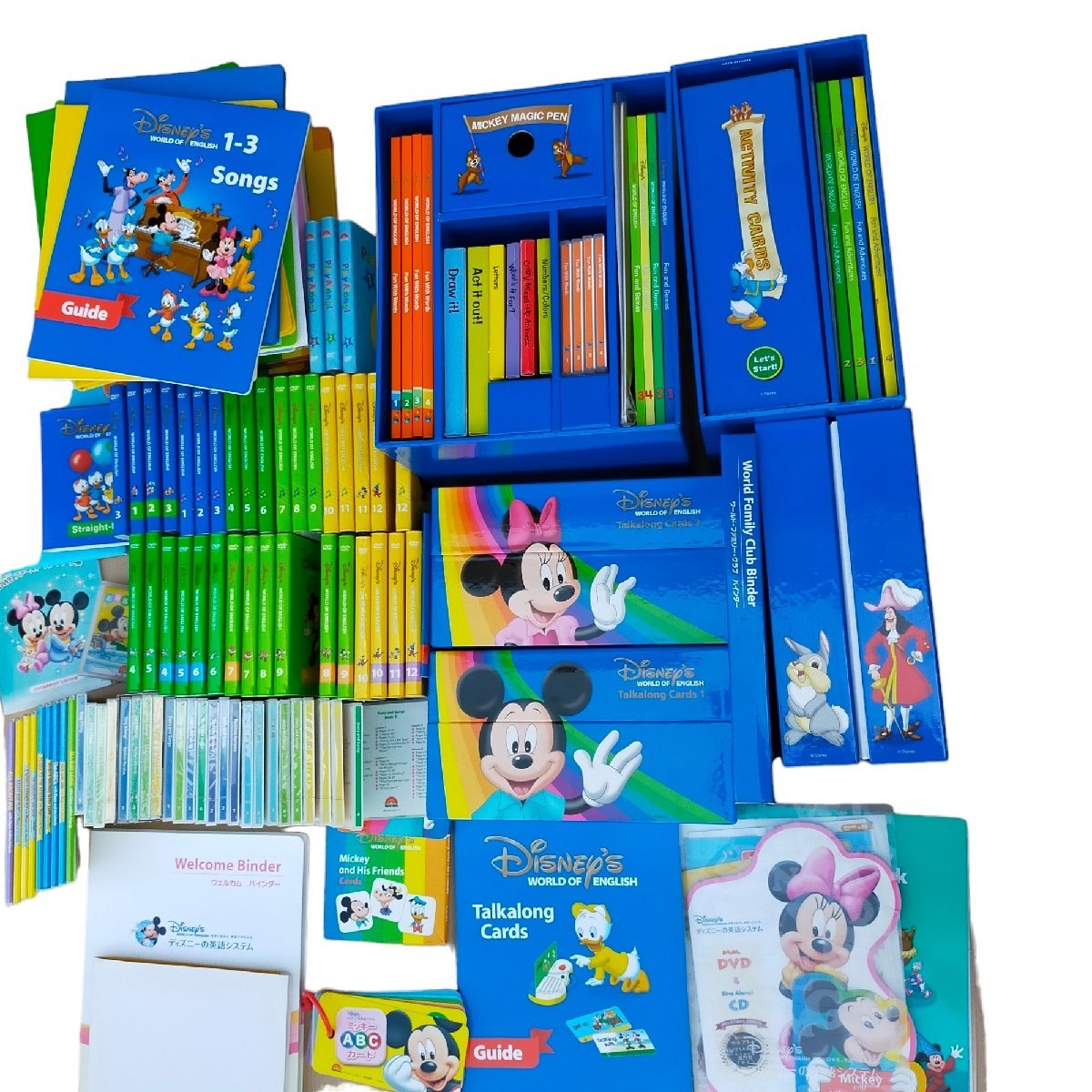 ◇中古品◇Disney world of english ディズニー DWE 英語 幼児教育 棚