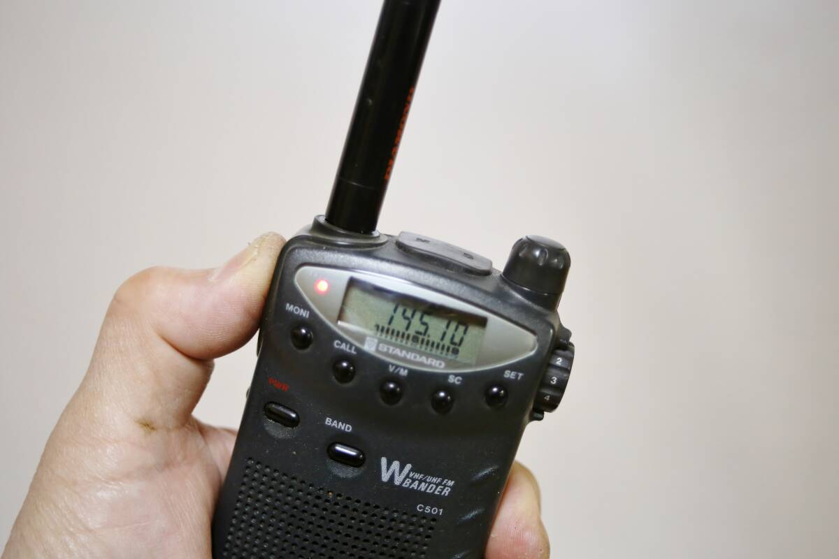 STANDARD スタンダード C501 144/430MHz ハンディ無線機 受信改造済み