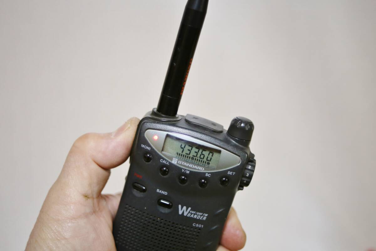STANDARD スタンダード C501 144/430MHz ハンディ無線機 受信改造済み