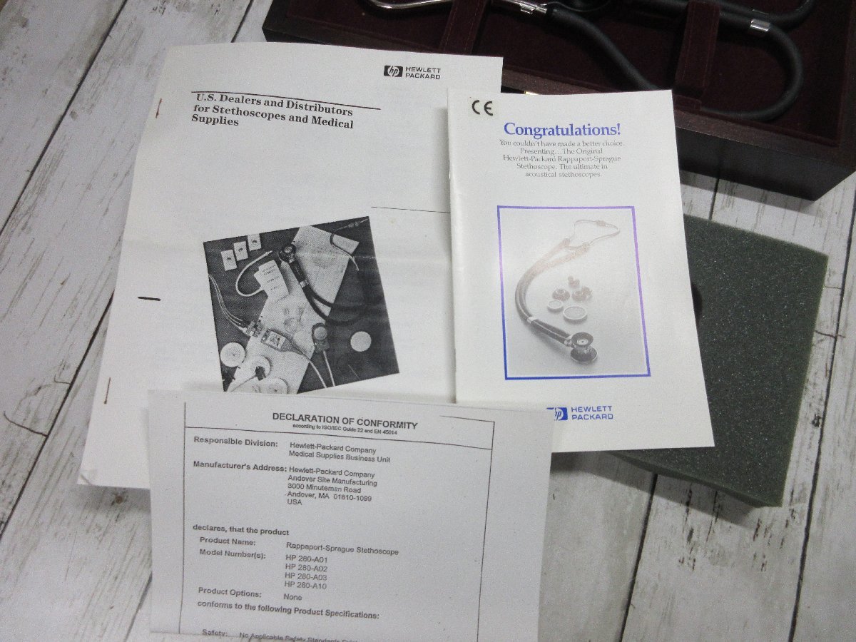 d 希少.Hewlett Packard 製 聴診器 (hp ヒューレットパッカード