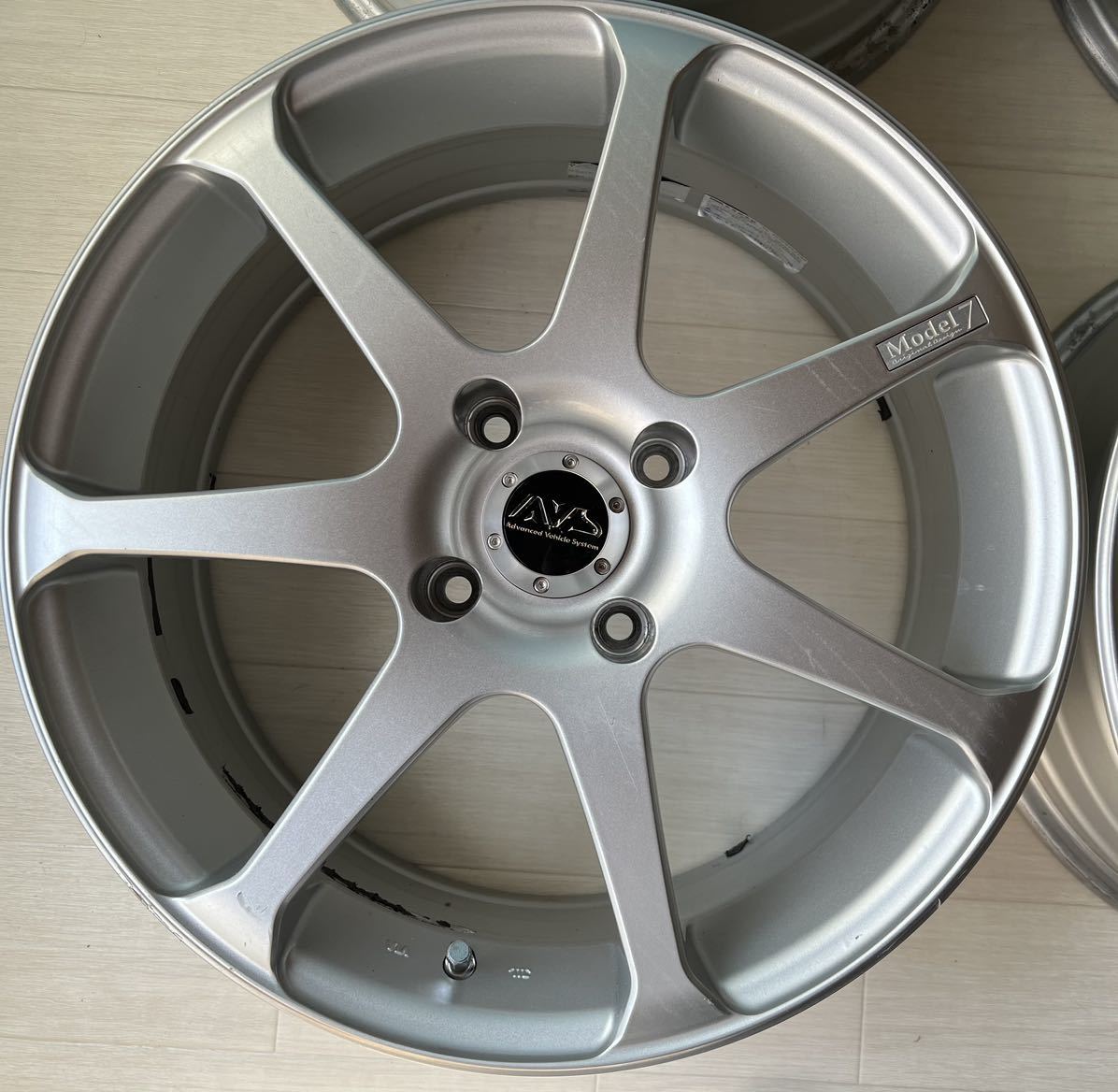 ヨコハマ AVS Model 7 アドバン 7J-17 +50 PCD 114.3 5H AVS YOKOHAMA 