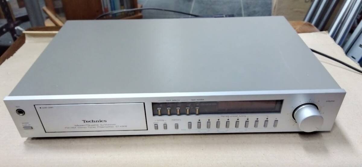 Technics テクニクス チューナー付きプリアンプ ST-K808 通電のみ確認