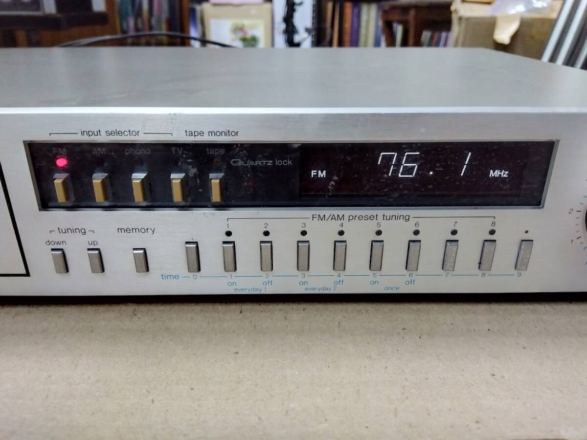 Technics テクニクス チューナー付きプリアンプ ST-K808 通電のみ確認